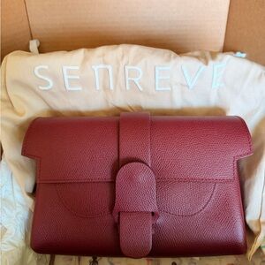Senreve Clutch in Deep Burgundy